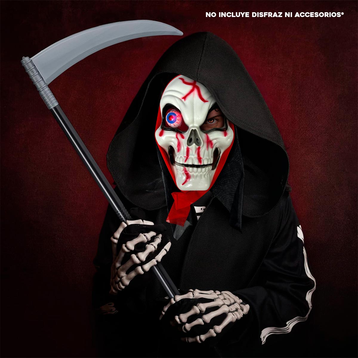 Miniatura 5 de Mascara La Muerte Ojo LED OF-1381